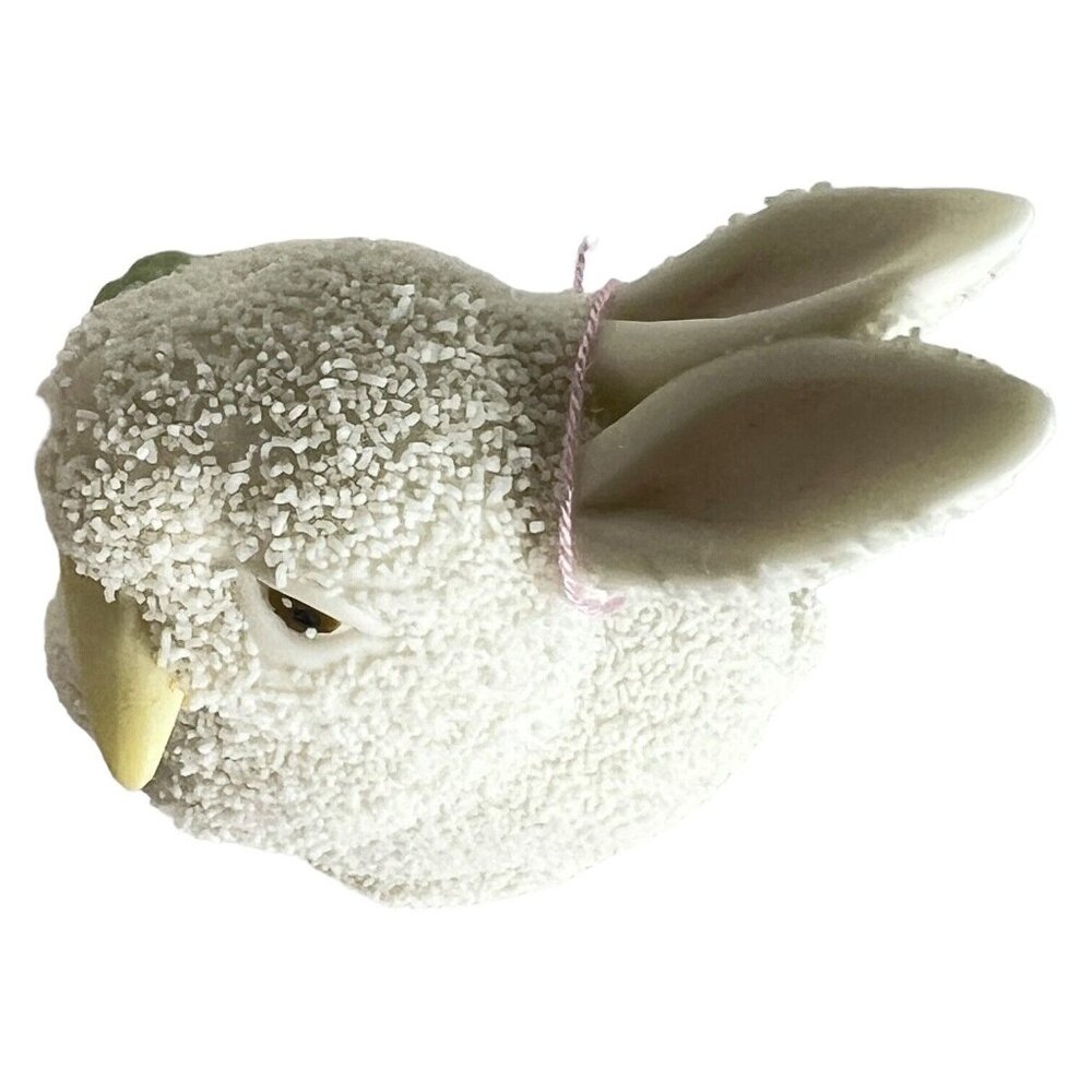 Snowbabies Dept 56 Bunny Rabbit Figurine Easter Carrot Hand Painted 1996 VTG # - Picture 8 of 8